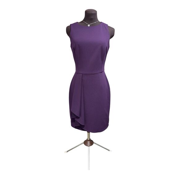 Lauren Ralph Lauren Dresses & Skirts - LAUREN RALPH LAUREN Women’s Purple Violet Waist Detail Dress Size 4 Elegant Fit